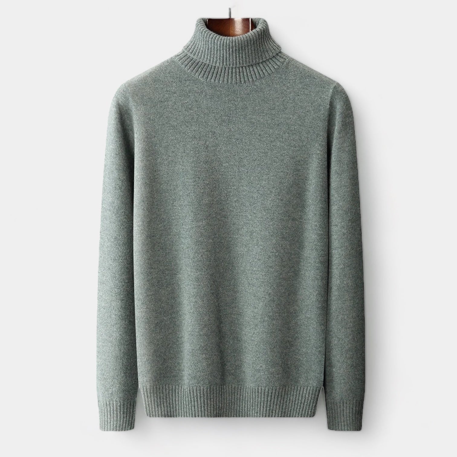 OLD MONEY Merino Wool Turtleneck Sweater