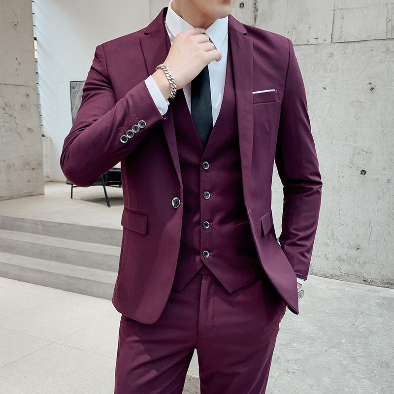 Pour homme mariage rouge bordeaux jackets+Pantalon Veste propre ensemble homme Business Casual Slim Fit Suits Size 6XL - Vêtement pour : Homme qui vise l'excellence !